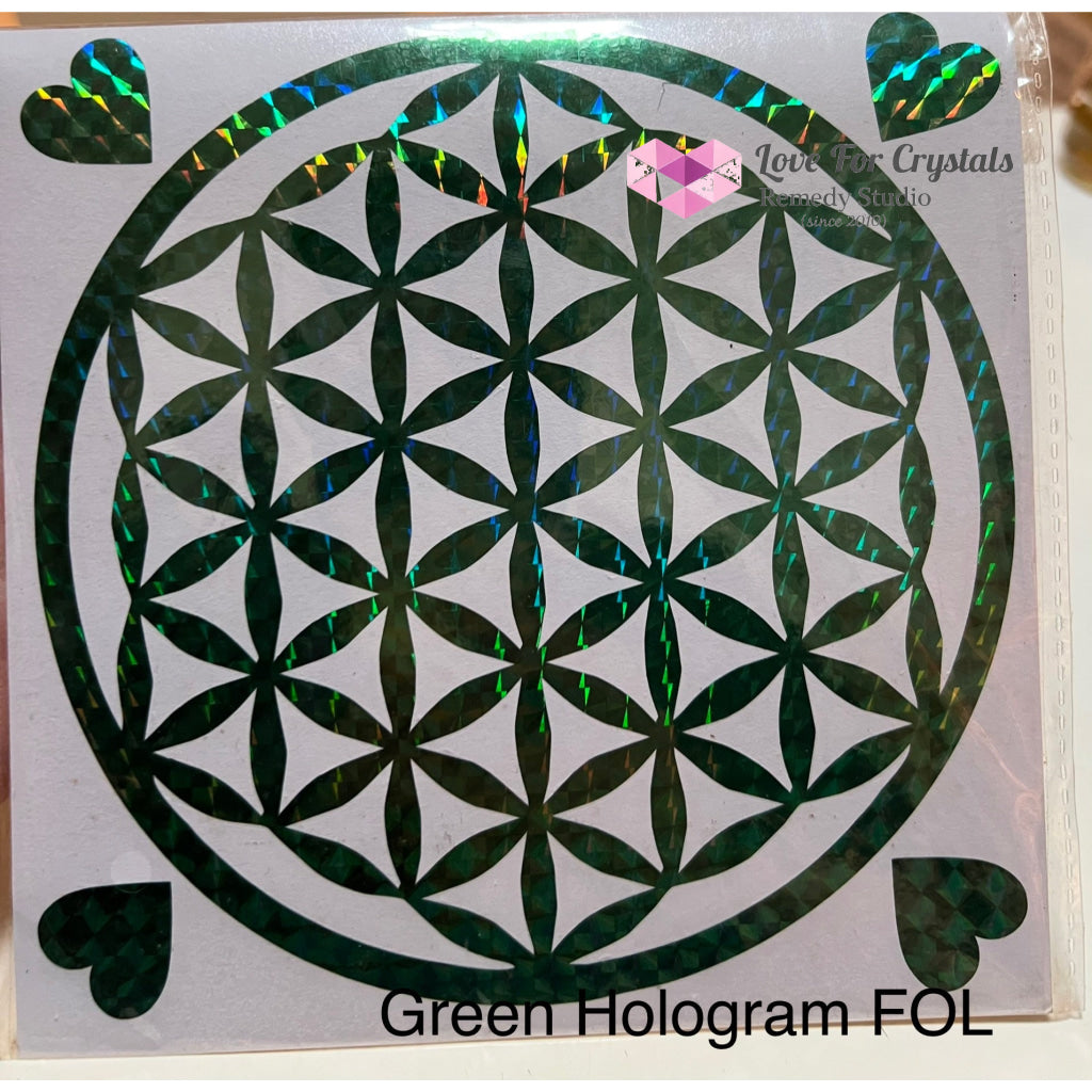 Flower Of Life/ Sri Yantra Vinyl Sticker 14.5Cm Metaphysical Tool