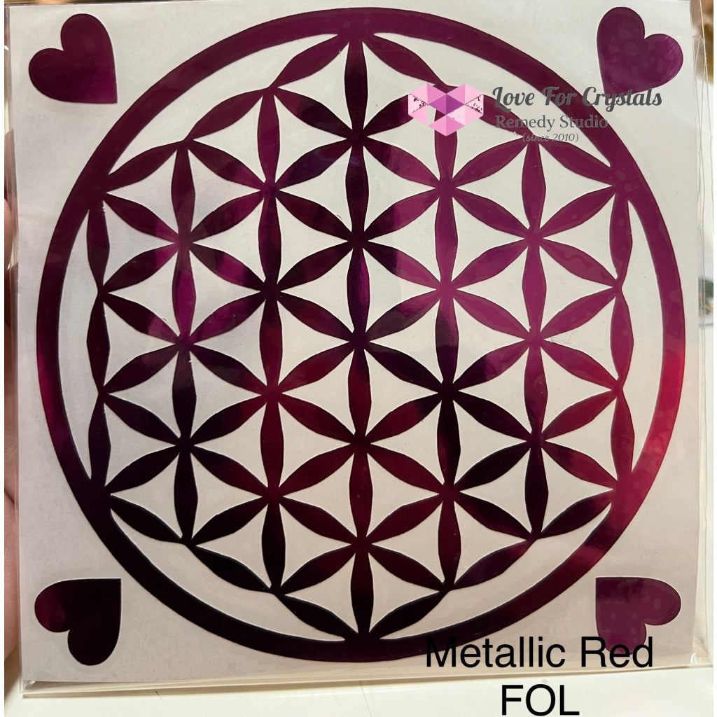 Flower Of Life/ Sri Yantra Vinyl Sticker 14.5Cm Metaphysical Tool