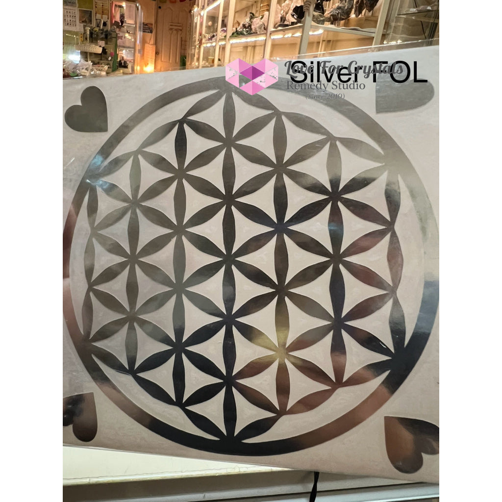 Flower Of Life/ Sri Yantra Vinyl Sticker 14.5Cm Metaphysical Tool