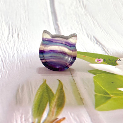 Fluorite 26Mm Mini Bowl (Assorted) Carved Crystals