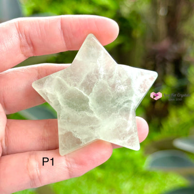 Fluorite Carved Star (45Mm) Mexico Photo 1 Crystal Carving
