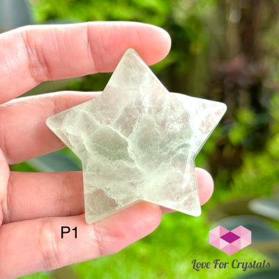 Fluorite Carved Star (45Mm) Mexico Photo 1 Crystal Carving