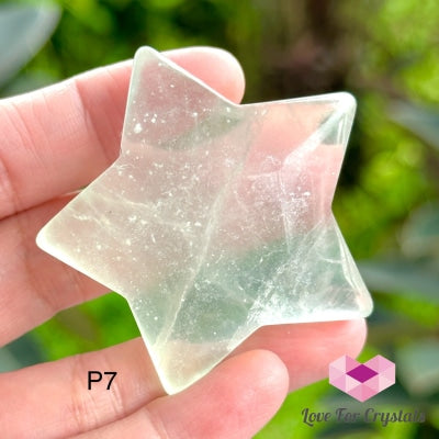 Fluorite Carved Star (45Mm) Mexico Photo 7 Crystal Carving