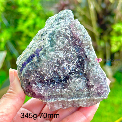 Fluorite Cluster (Mineral Gallery) Mexico 345G 70Mm Crystals