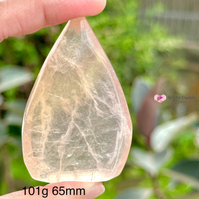 Fluorite Flame (Mexico) 101G 65Mm (Yellow) Polished Crystals