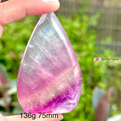 Fluorite Flame (Mexico) 136G 75Mm Polished Crystals
