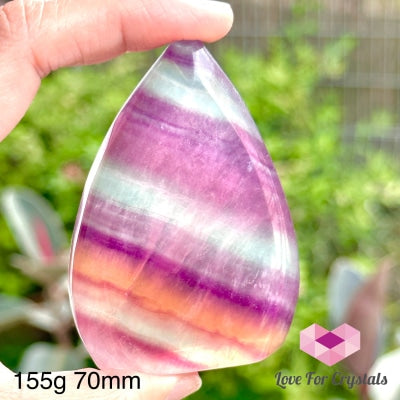 Fluorite Flame (Mexico) 155G 70Mm Polished Crystals