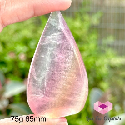 Fluorite Flame (Mexico) 75G 65Mm Polished Crystals