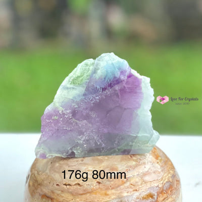 Flourite Half Polished Slabs (Argentina) 176G 80Mm Raw Stones