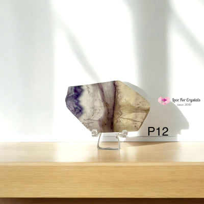 Fluorite Mini Slab with Stand 50-70mm (Frequency of Mental Clarity) Pre-Coded & Activated Photo 12 Fluorite