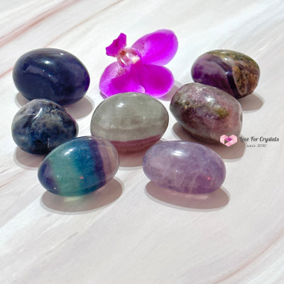 Fluorite Pebbles (25-30Mm) Mexico Crystals Stones