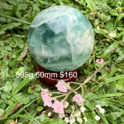 Fluorite Sphere (Mexico) 595G 60Mm