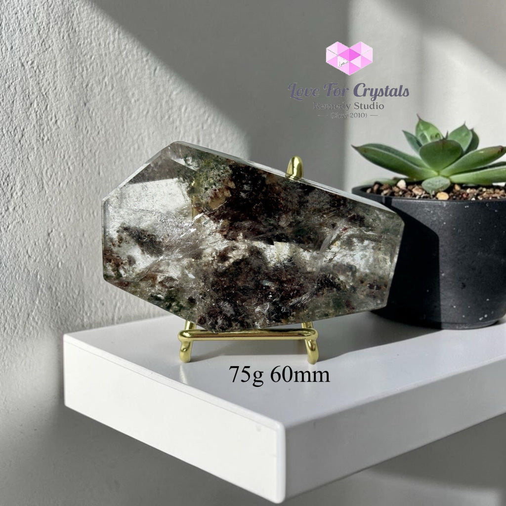 Four Seasons Phantom Freeform (Garden Scenic Quartz) - 75g 60mm - Phantom Quartz