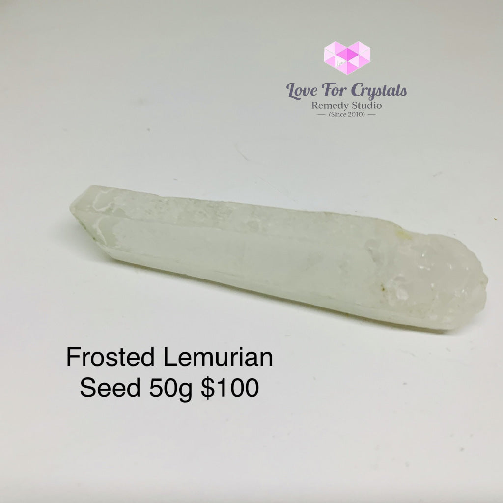 Frosted Lemurian Seed Crystals (Brazil)