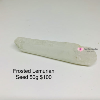Frosted Lemurian Seed Crystals (Brazil)