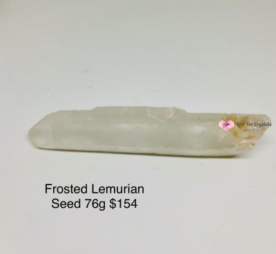 Frosted Lemurian Seed Crystals (Brazil)