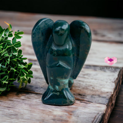 Gemstones Carved Angels 50Mm (Per Piece) Bloodstone Crystal Carved