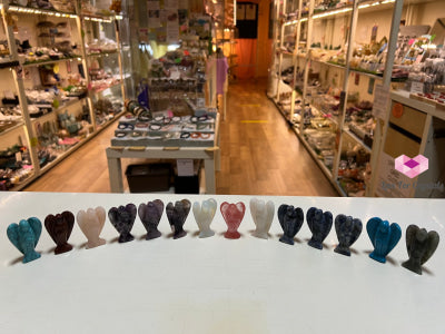 Gemstones Carved Angels 50Mm (Per Piece) Crystal Carved