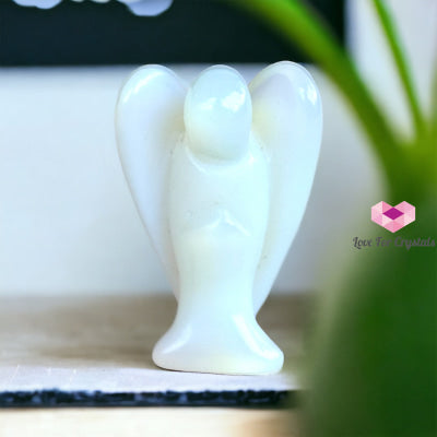 Gemstones Carved Angels 50Mm (Per Piece) Opalite Crystal Carved
