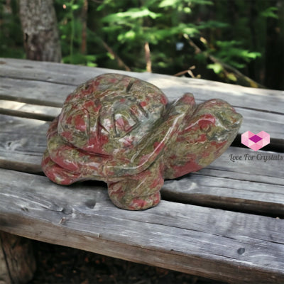 Gemstones Carved Turtles 50Mm (Per Piece) Unakite Crystals