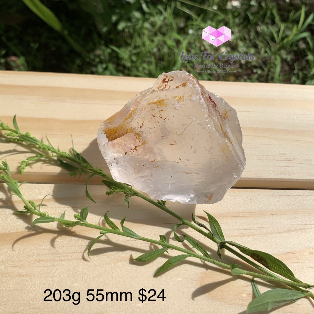 Girasol Rose Quartz Raw (Brazil) 203G 55Mm Stones