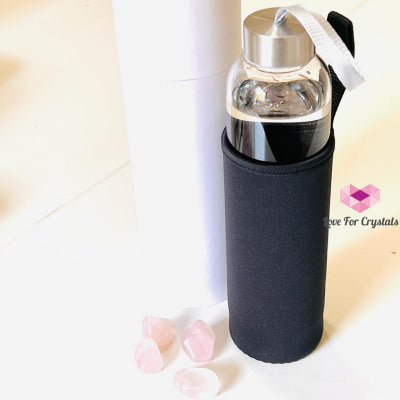 Glass Water Bottle For Crystal Infusion