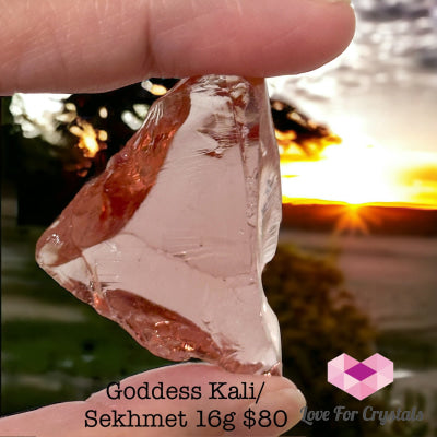 Goddess Sekhmet/Kali Andara Crystal (High Vortex Mount Shasta) 16G Crystals