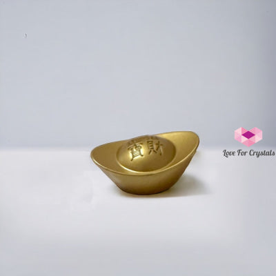 Gold Alloy Ingot For Wealth (40Mm) Feng Shui 2024