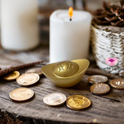 Gold Alloy Ingot For Wealth (40Mm) Feng Shui 2024