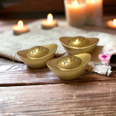 Gold Alloy Ingot For Wealth (40Mm) Feng Shui 2024