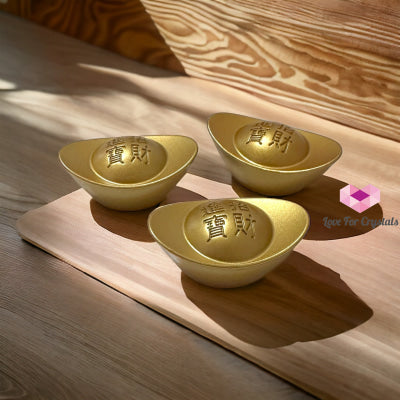 Gold Alloy Ingot For Wealth (40Mm) Feng Shui 2024