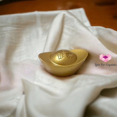 Gold Alloy Ingot For Wealth (40Mm) Feng Shui 2024
