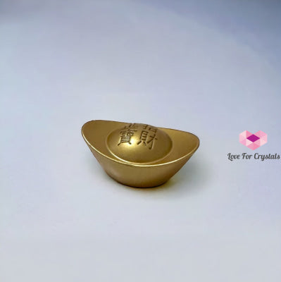 Gold Alloy Ingot For Wealth (40Mm) Feng Shui 2024