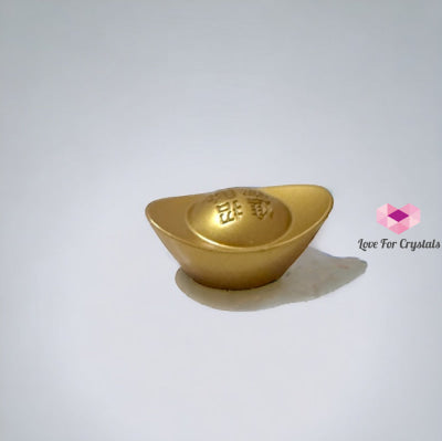 Gold Alloy Ingot For Wealth (40Mm) Feng Shui 2024