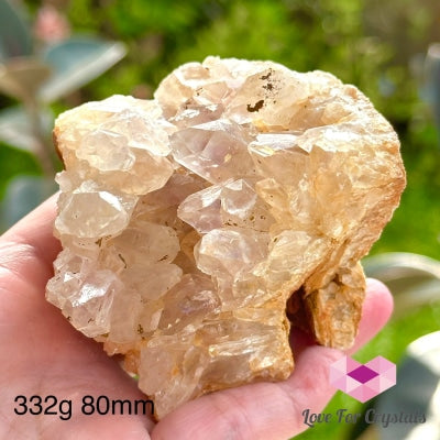 Golden Amethyst Natural Cluster (Brazil) 332G 80Mm Crystals