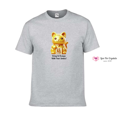 Fortune Cat (Shirts Of Fortune) By Fort M Treasures Grey