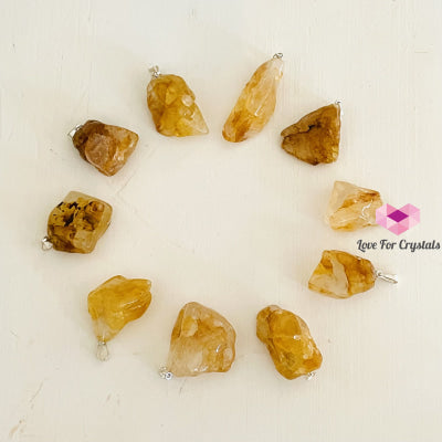 Golden Healer Hematoid Tumbled Pendants (Brazil) & Necklaces