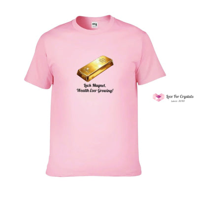 Prosperity Gold Bar (Shirts Of Fortune) By Fort M Treasures (Premium Grade) Pink S