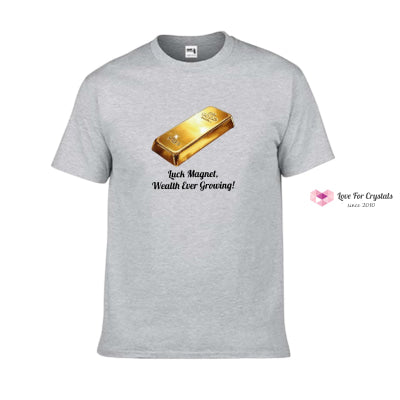 Prosperity Gold Bar (Shirts Of Fortune) By Fort M Treasures (Premium Grade) Grey