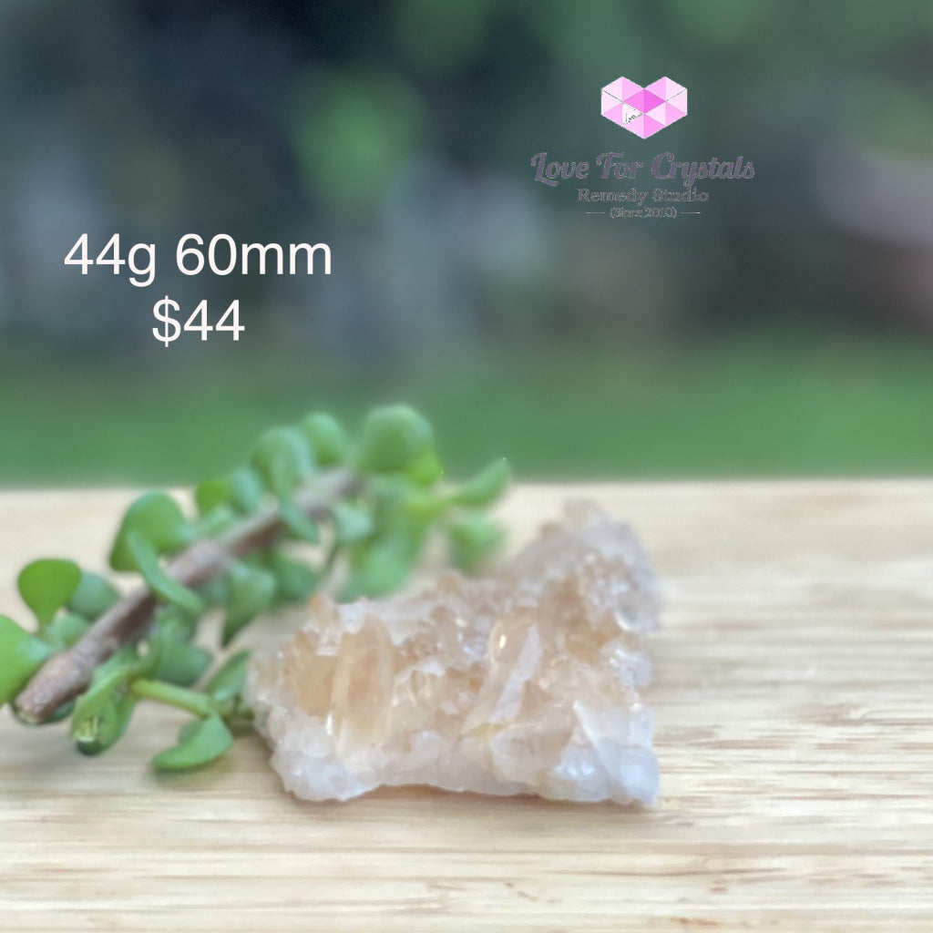 Golden Quartz Cluster With Hematite (Brazil) 44G 60Mm