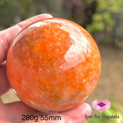 Golden Sunstone Sphere (Madagascar) Polished Crystals