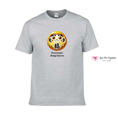 Wish Granting Daruma (Shirts Of Fortune) By Fort M Treasures Grey