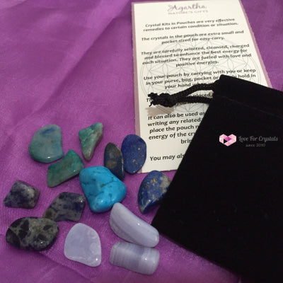 Good Communication Crystal Remedy Kit By Agartha (Pocketsized) Kits
