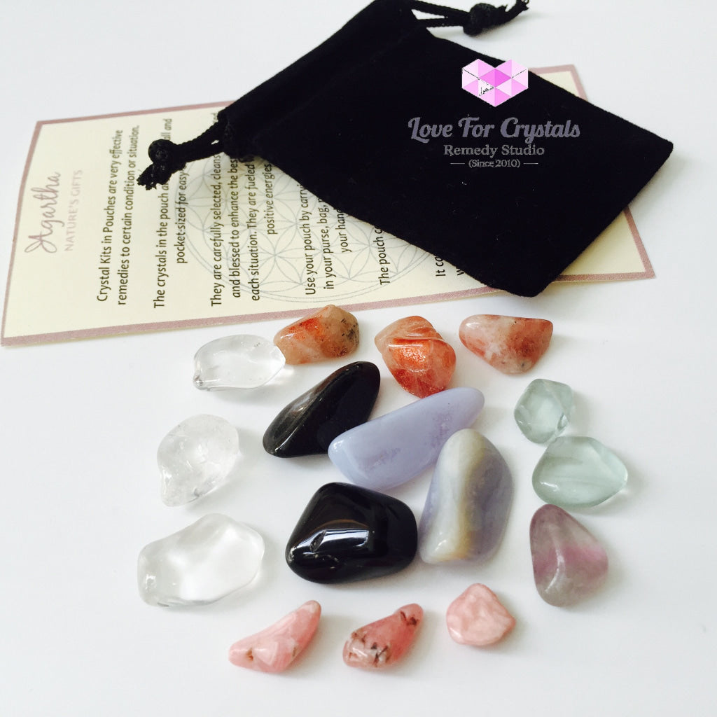 Good Energy Vibrations Crystal Kit By Agartha (Pocketsized) Crystal Kits