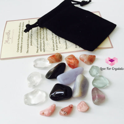Good Energy Vibrations Crystal Kit By Agartha (Pocketsized) Crystal Kits