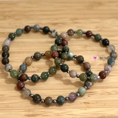 Good Health Bracelet By Audreys Remedies (Bloodstone & Hematite) Remedy Bracelets