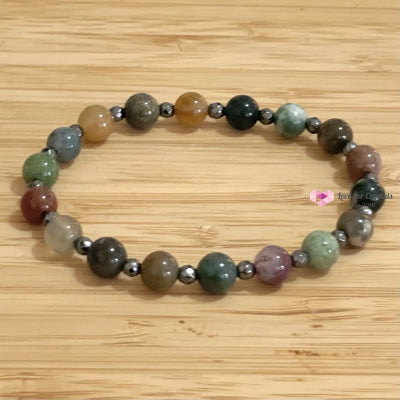 Good Health Bracelet By Audreys Remedies (Bloodstone & Hematite) Remedy Bracelets