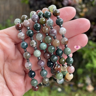 Good Health Bracelet By Audreys Remedies (Bloodstone & Hematite) Remedy Bracelets