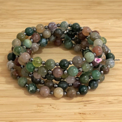 Good Health Bracelet By Audreys Remedies (Bloodstone & Hematite) Remedy Bracelets