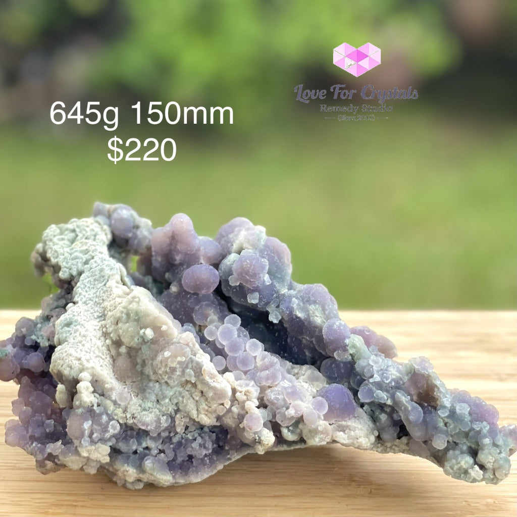 Agate Grape Raw (Rare) Indonesia 645G 150Mm Stones